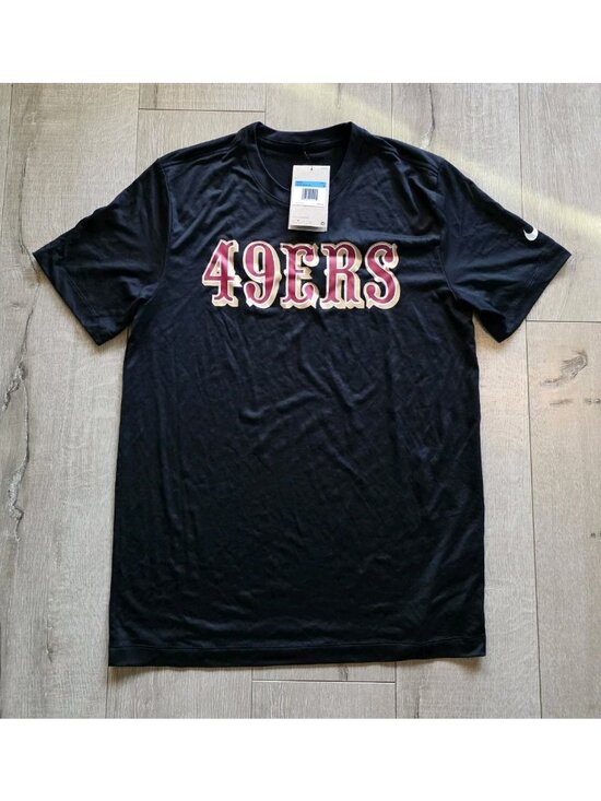 Nike Other - San Francisco 49ers T-Shirt Mens M Black Nike NFL Football Sports Dri-Fit Tee